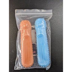 Chews best 2 pack chew toy blue orange